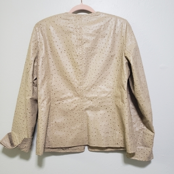 Dana Buchman 100% Lamb Skin Leather Jacket - Picture 10 of 10